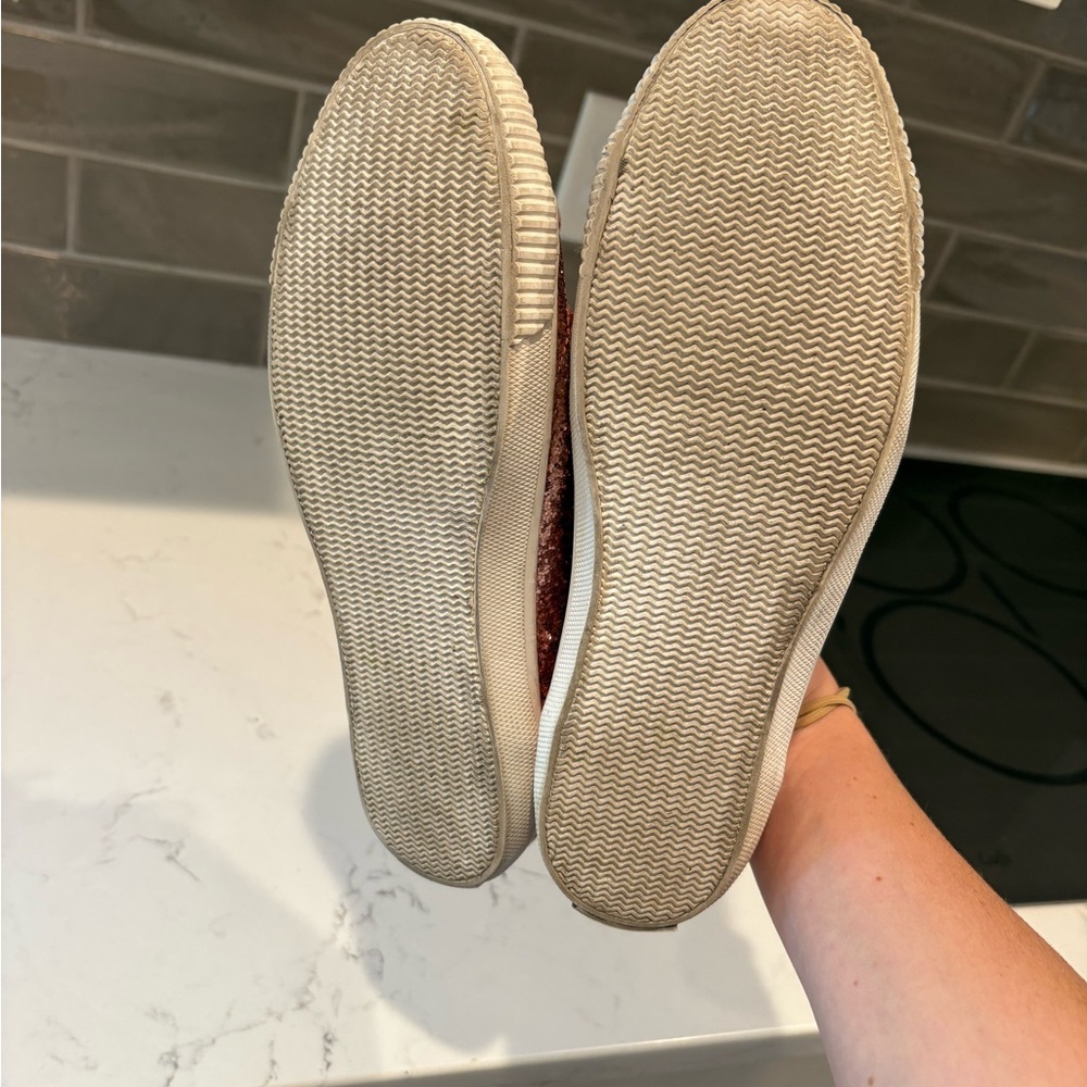 Kate Spade Sparkling Pink Glitter Sneakers - Picture 4 of 4